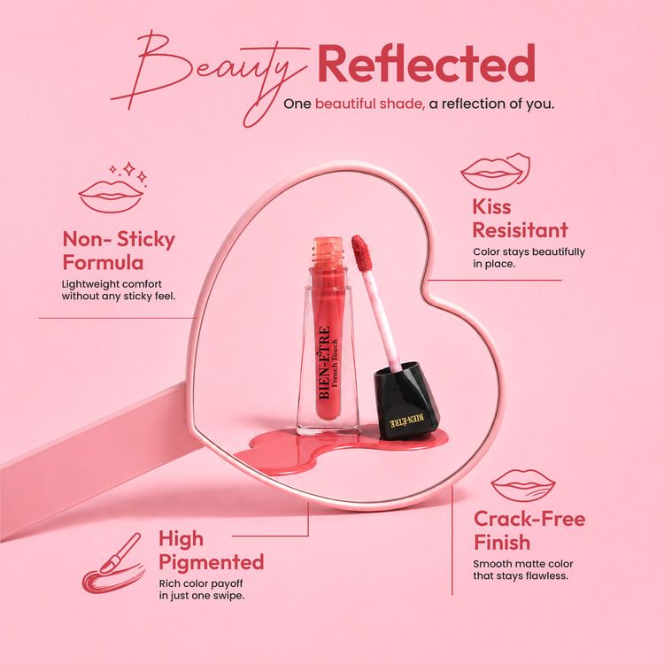 Bonjour Pink Shade Lipstick - 5ML