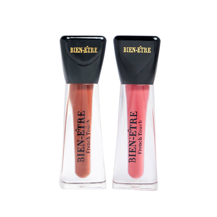 Caramel Nude + Bonjour Pink Lipstick Combo