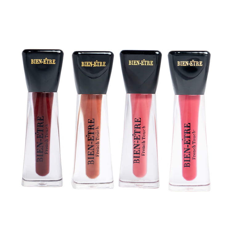 Lie de Vin + Caramel Nude + Bonjour Pink + Berry Scandale Lipstick Combo