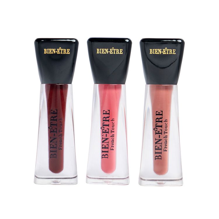 Lie de Vin + Bonjour Pink + Bois de Rose Lipstick Combo