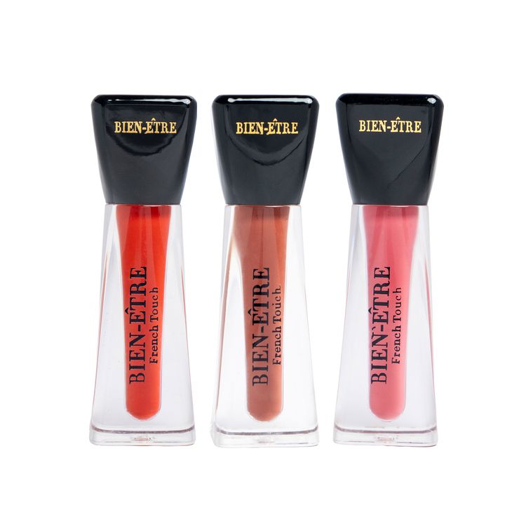 Red Hot Mess + Caramel Nude + Bonjour Pink Lipstick Combo