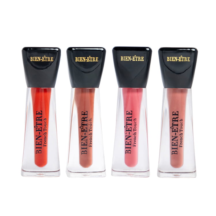 Red Hot Mess + Caramel Nude + Bonjour Pink + Bois de Rose Lipstick Combo