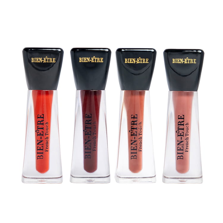 Red Hot Mess + Lie de Vin + Caramel Nude + Bois de Rose Lipstick Combo